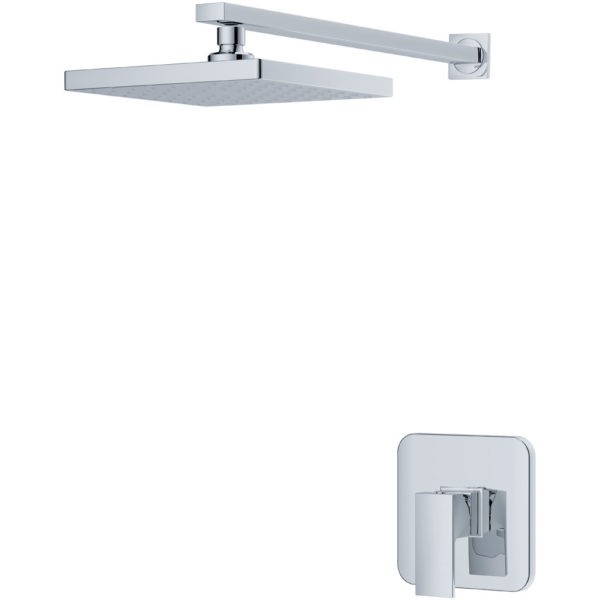 Concealed Brass Square Shower Mixer