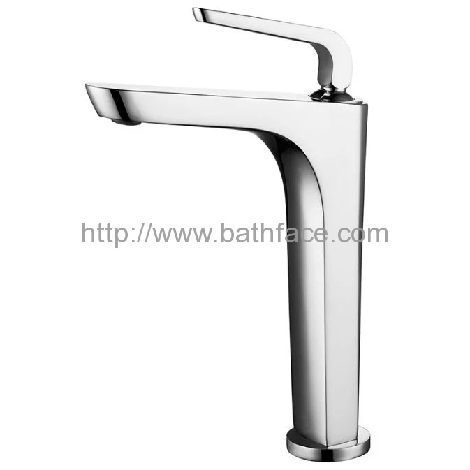 Brass Single Hole Bathroom Art Basin Tap