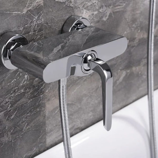 Brass Fixed on Wall Bathroom Shower Mixer - Bathroom Tap Factory