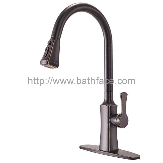 ORB Finish Pull Down Spray Kitchen Tap