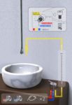 Brass Ceiling Mounted Spout Basin Faucet